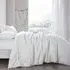 Astra Double Tufted Duvet Set - White