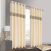 Belleza Eyelet Curtains - Cream