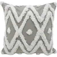 Bergen Tufted Cushion 2 Pack - Grey