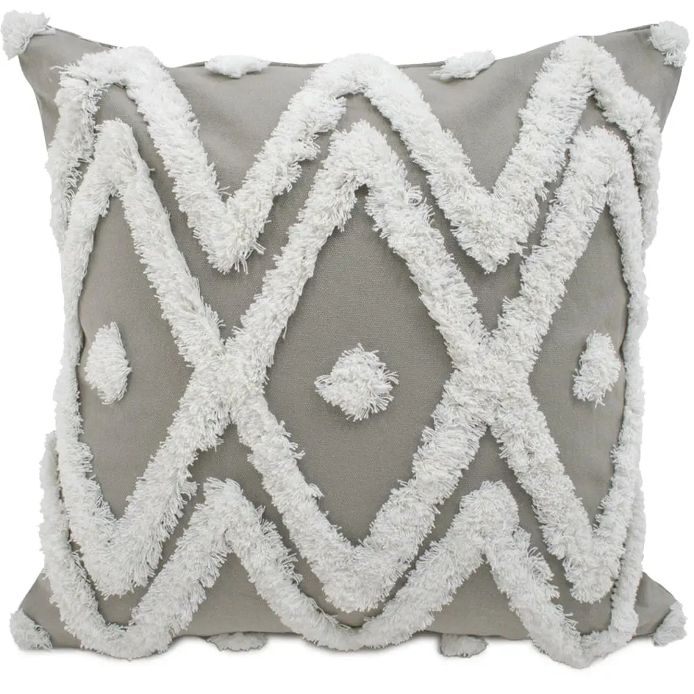 Bergen Tufted Cushion 2 Pack - Grey image