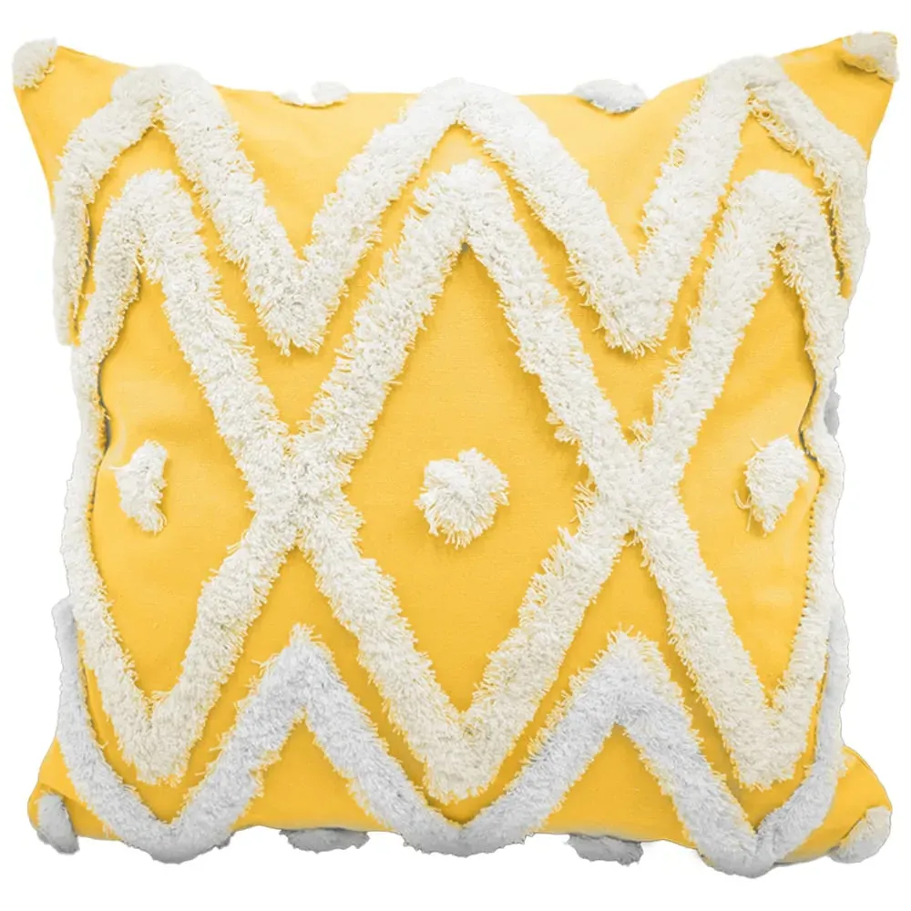 Bergen Tufted Cushion 2 Pack - Ochre