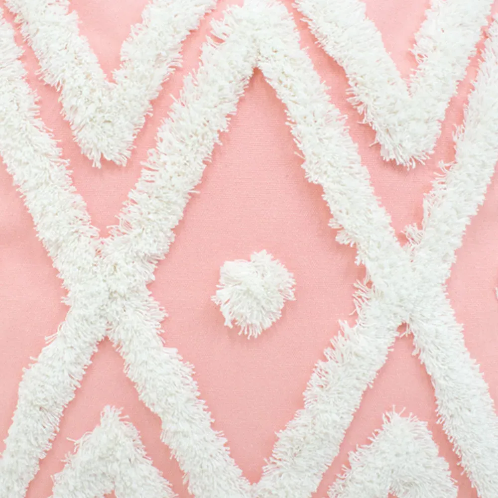 Bergen Tufted Cushion 2 Pack - Pink