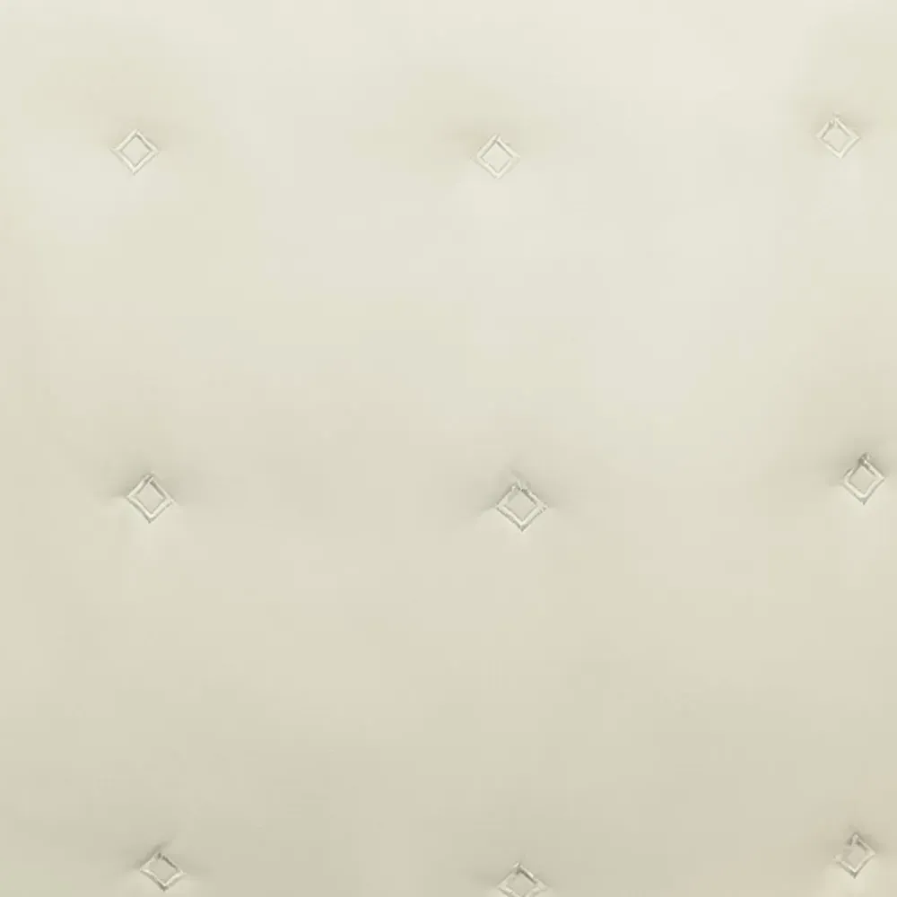 Boston Quilted Cushion 2 Pack - Cream, Velvet