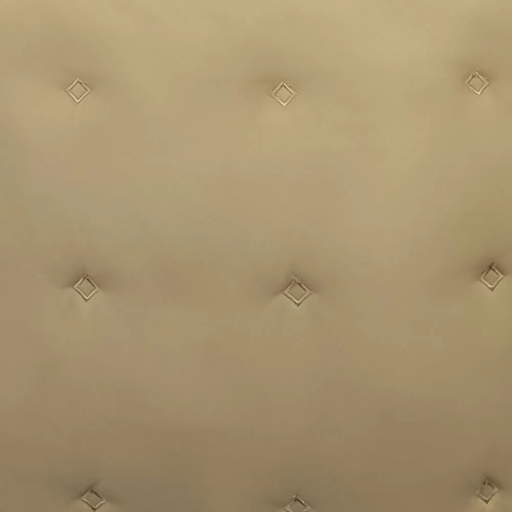 Boston Quilted Cushion 2 Pack - Latte, Velvet