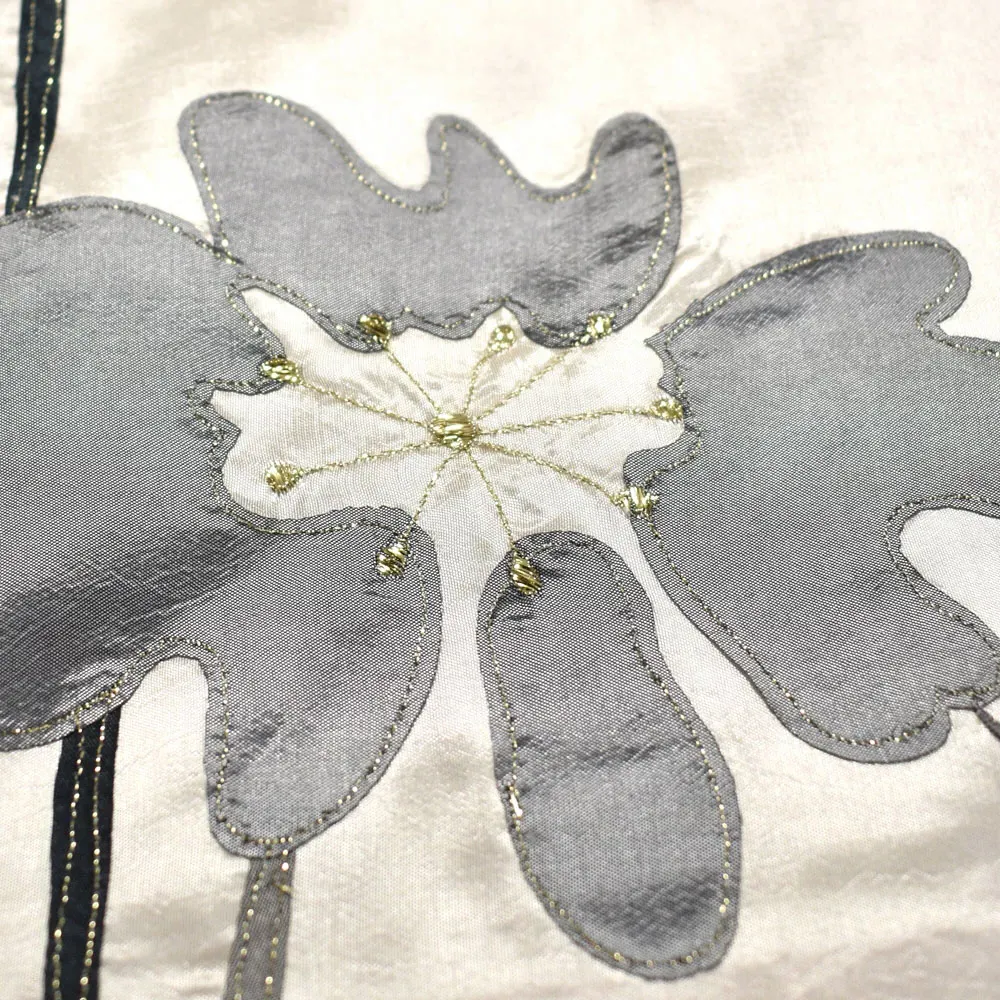 Breeze King Size Floral Embroidered Duvet Set - Multi