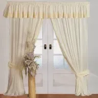 Celeste Lined Curtains - Cream, 168x137cm