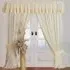 Celeste Lined Curtains - Cream, 168x137cm