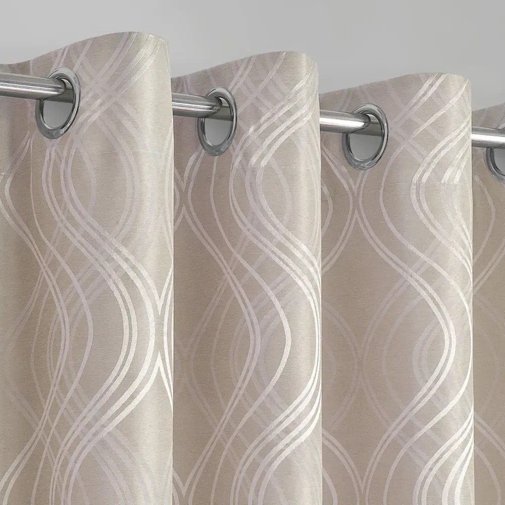 Clarissa Ringtop Curtains - Beige