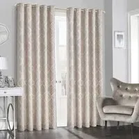 Clarissa Ringtop Curtains - Beige