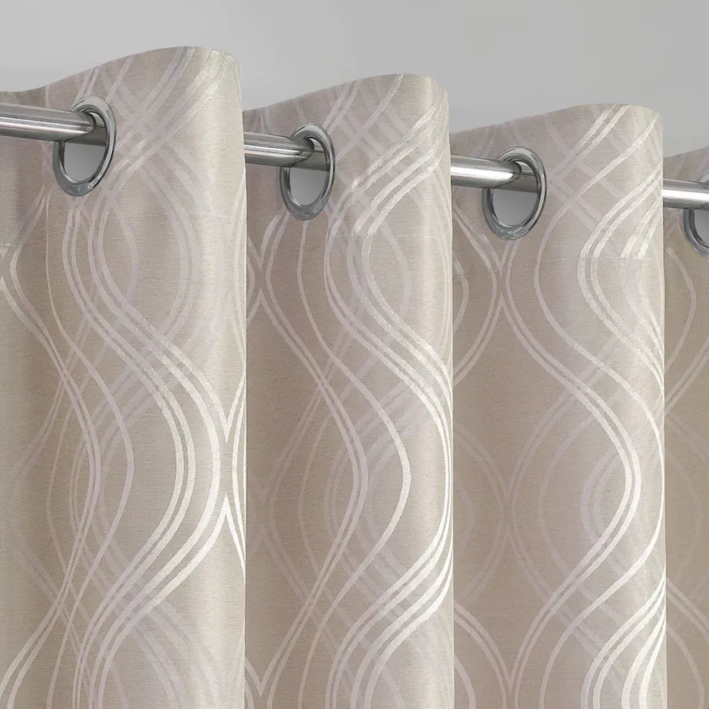 Clarissa Ringtop Curtains - Beige