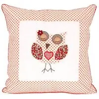 Closed Eye Owl Filled Cushion 2 Pack - Multi