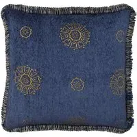 Como Filled Cushions 2 Pack - Blue, Chenille
