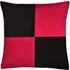 Corduroy Filled Cushion 2 Pack - Red, Black