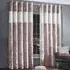 Diamante Eyelet Curtains with Diamante Trim - Pink, Velvet