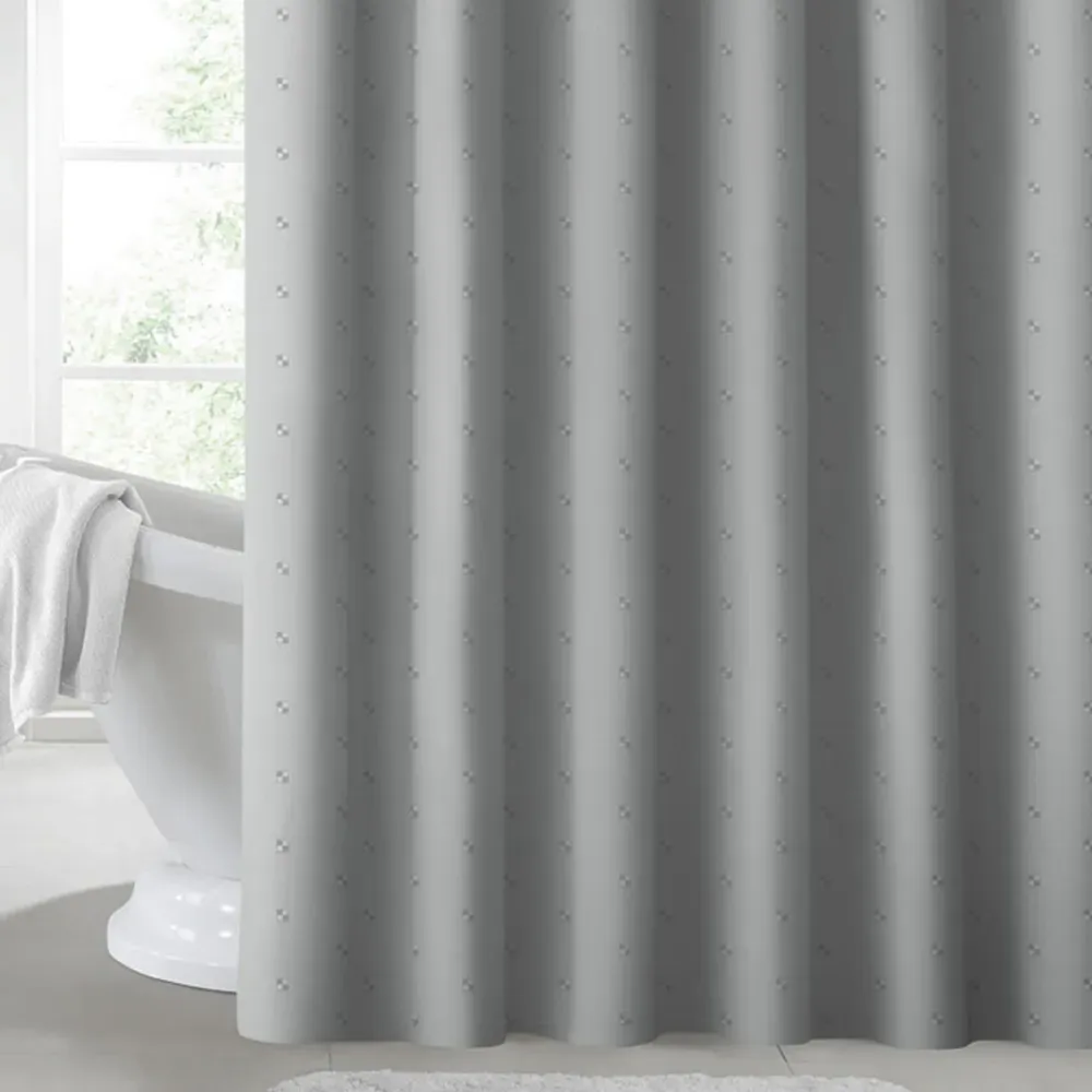 Dots Shower Curtain - Grey