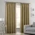 Faux Silk Curtains with Pencil Pleat - Cream