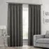 Faux Silk Curtains with Pencil Pleat - Grey