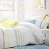 Floral King Size Ruffles Duvet Set - White