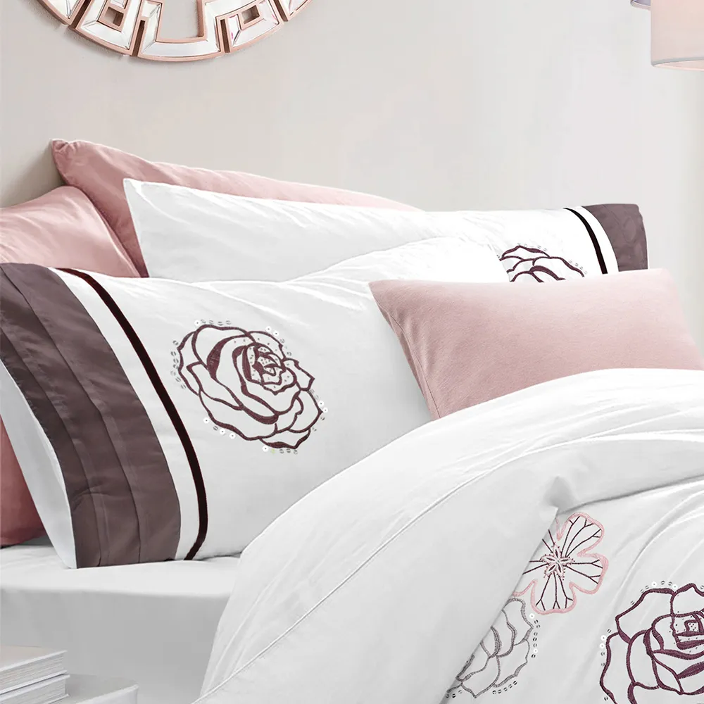 Florentine King Size Duvet Set - Purple