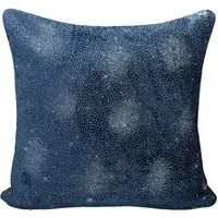 Glitter Filled Cushion 2 Pack - Navy, Fleece