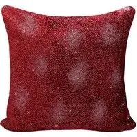 Glitter Filled Cushion 2 Pack - Red, Fleece