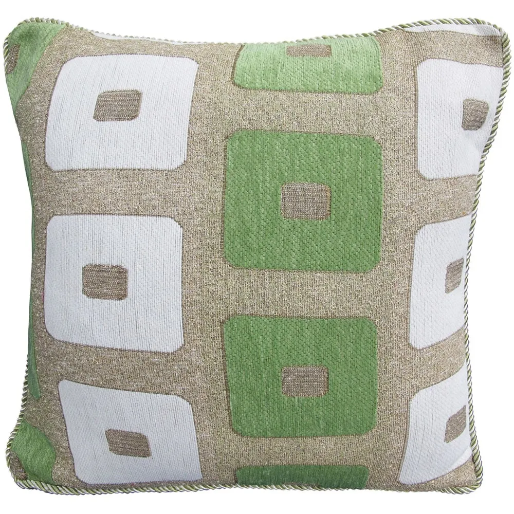 Glitter Square Filled Cushion 2 Pack - Green image