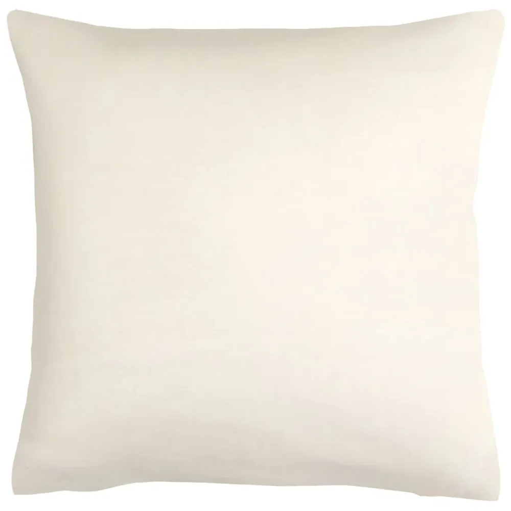 Grace Velvet Filled Cushion 2 Pack - Cream