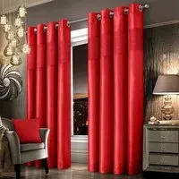 Hartley Ringtop Curtains - Red