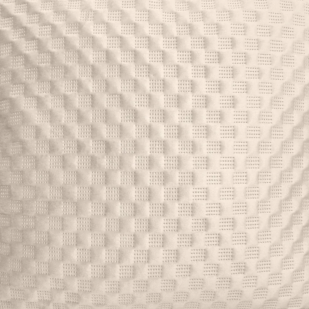 Heaton Filled Cushion 2 Pack - Cream, Velvet