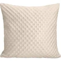 Heaton Filled Cushion 2 Pack - Cream, Velvet