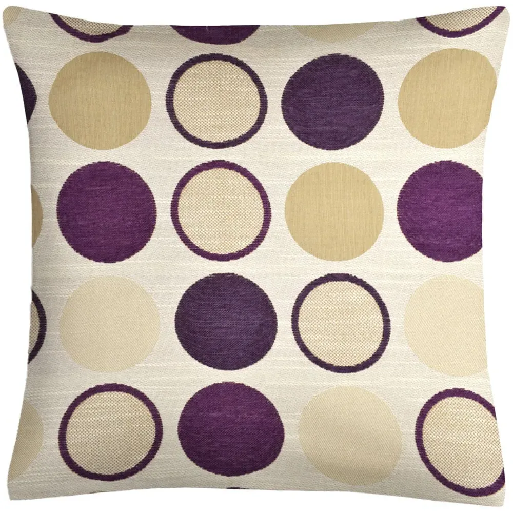 Idaho Filled Cushion 2 Pack - Aubergine