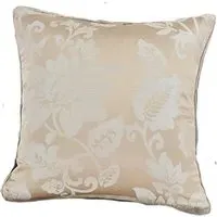Iris Filled Cushion 2 Pack - Natural, Polyester