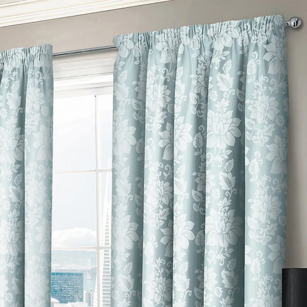 Iris Tape Top Curtains - Silver