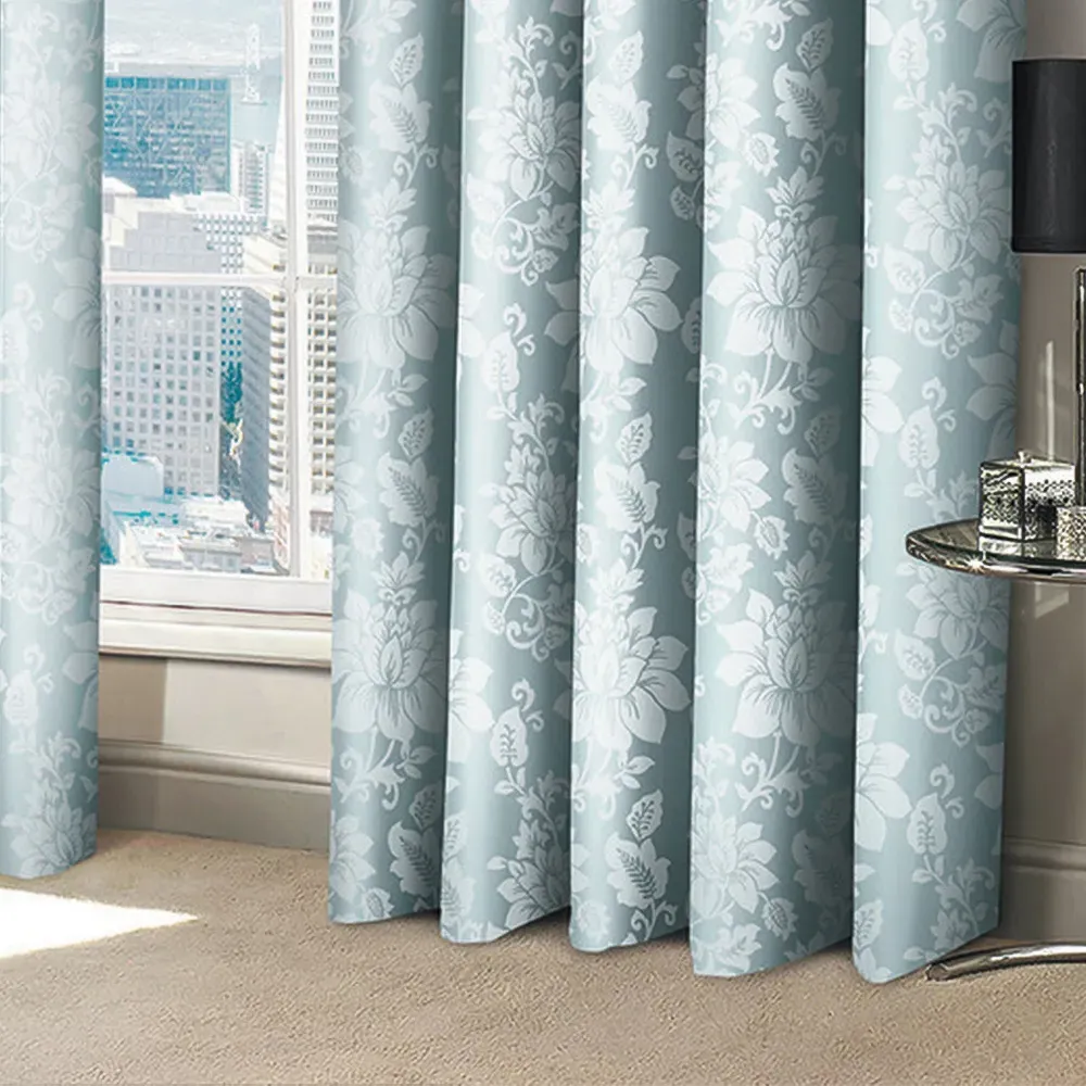 Iris Tape Top Curtains - Silver