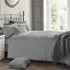 Kiera Double Tufted Duvet Set - Grey