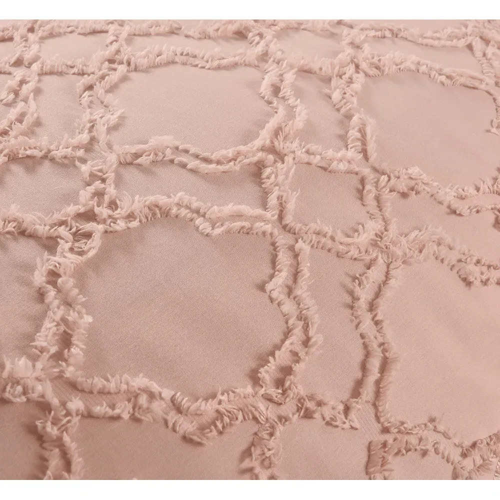Kiera Double Tufted Duvet Set - Pink
