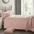 Kiera King Size Tufted Duvet Set - Pink