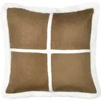 Large Sheepskin Cushions 2 Pack - Brown