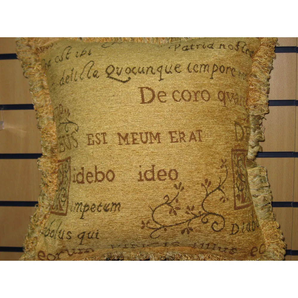 Latin Large Filled Cushion 2 Pack - Cream