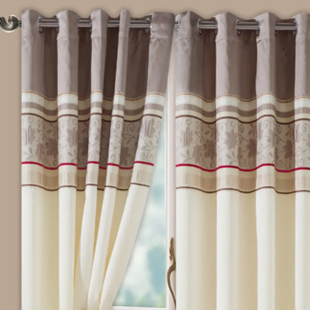 Macy Ringtop Curtains - Grey