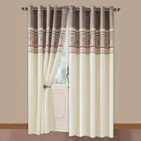 Macy Ringtop Curtains - Grey