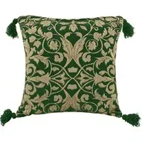 Melbourne Square Filled Cushions 2 Pack - Green