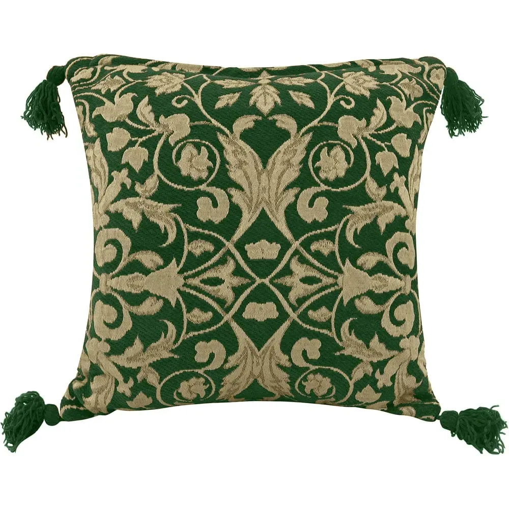 Melbourne Square Filled Cushions 2 Pack - Green