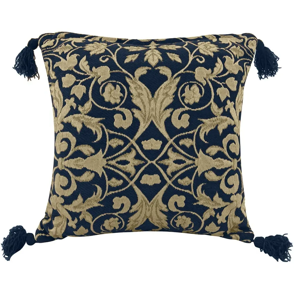 Melbourne Square Filled Cushions 2 Pack - Navy