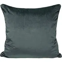 Milano Filled Cushion 2 Pack - Grey, Velvet