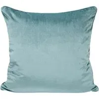 Milano Filled Cushion 2 Pack - Teal, Velvet