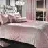 Ombre Single Duvet Set - Pink, Crushed Velvet