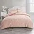 Ophelia King Size Tufted Duvet Set - Blush, Microfibre