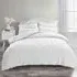 Ophelia King Size Tufted Duvet Set - White