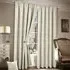 Plain Chenille Tape Top Curtains - Cream